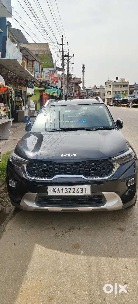 Black Kia Sonet 1.5 Htx 2021 Diesel Manual