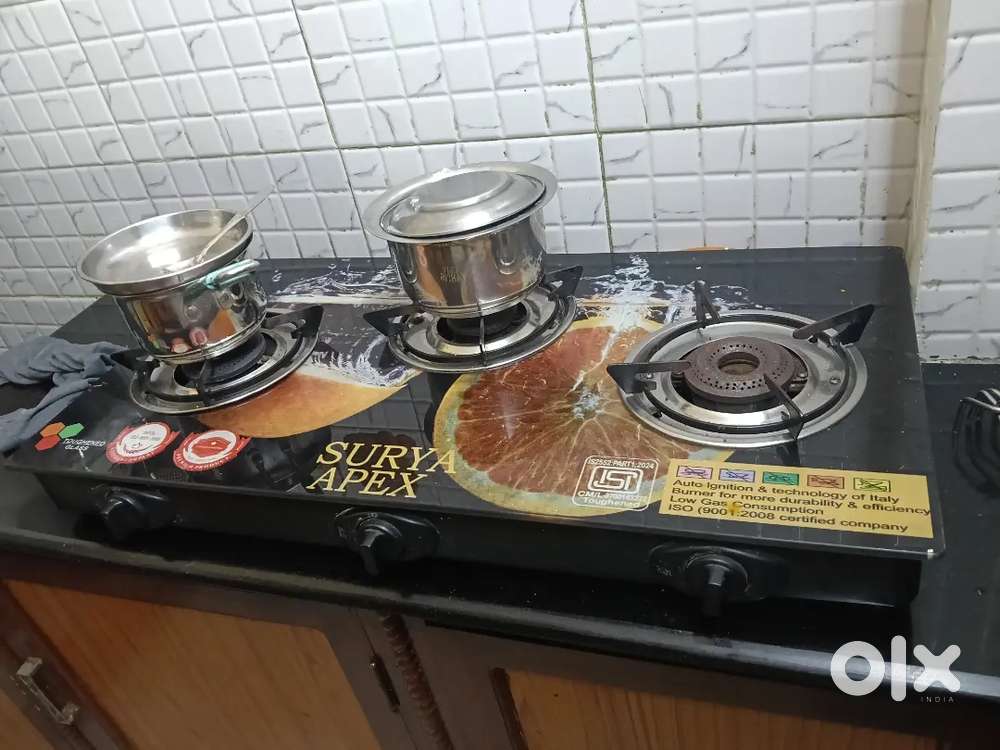 Surya Apex 3 Burner Gas Stove