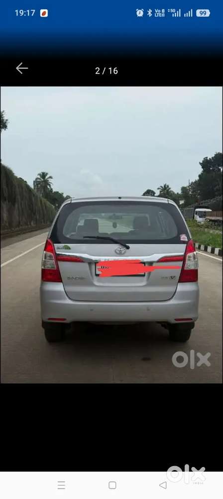 Toyota Innova 2014 Diesel For Sale As Scrap