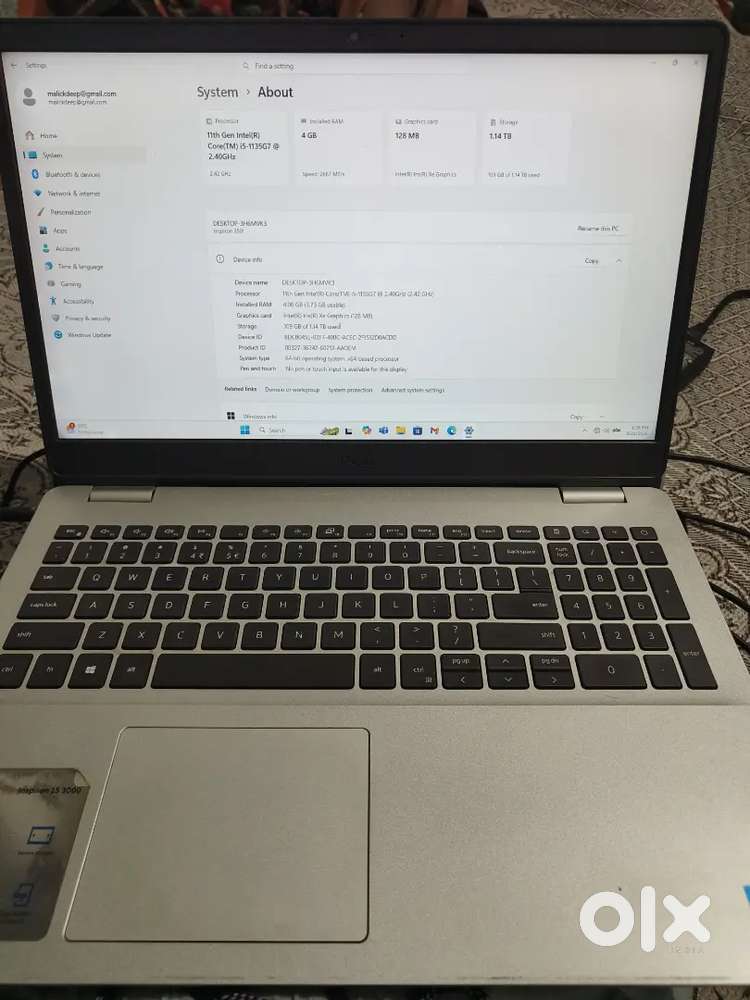 Dell Inspiron-3501, 11 Generation, i5 Processor,