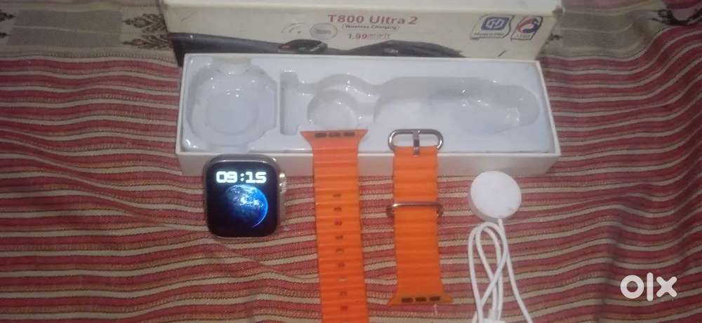T800 ultra2 smart watch all ok working condition with box and charger