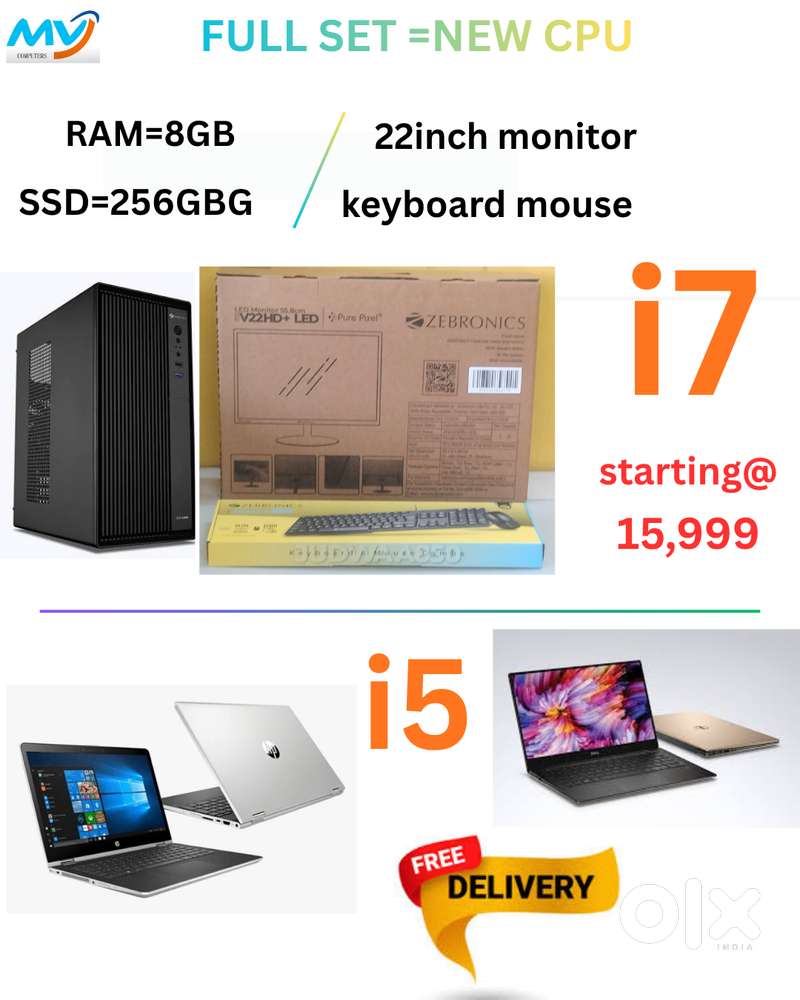 Low price desktop computer fullset available in good condition.