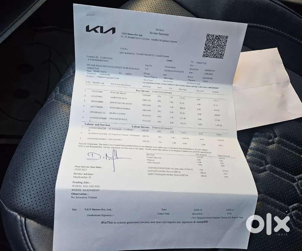 Kia Seltos 2025 Petrol 10000 Km Driven