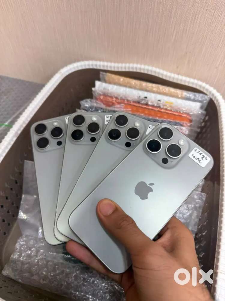 IPHONE 15 PRO MAX NATURAL TITANIUM WITH WARRANTY STORAGE (( 256GB))