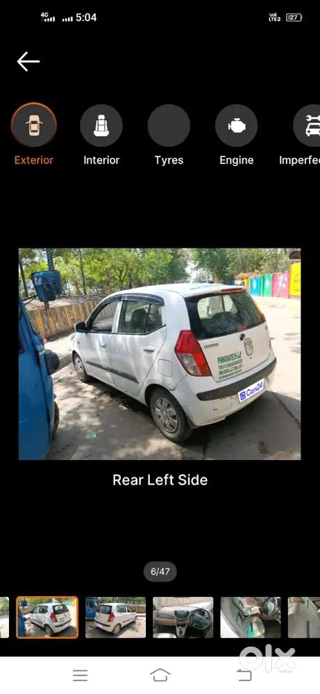 I 10 Car Cng +patrol Best Condition 2008 Model Power Windo