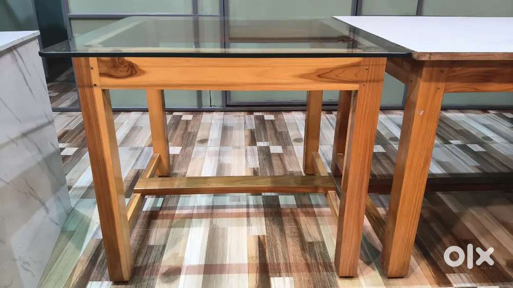Segun 3 by 3 and 4 by 4 Glass dinning table Sell