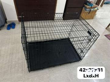 Large Pet Crate Double Door Dog Crate Pet Food Accessories 1765835331