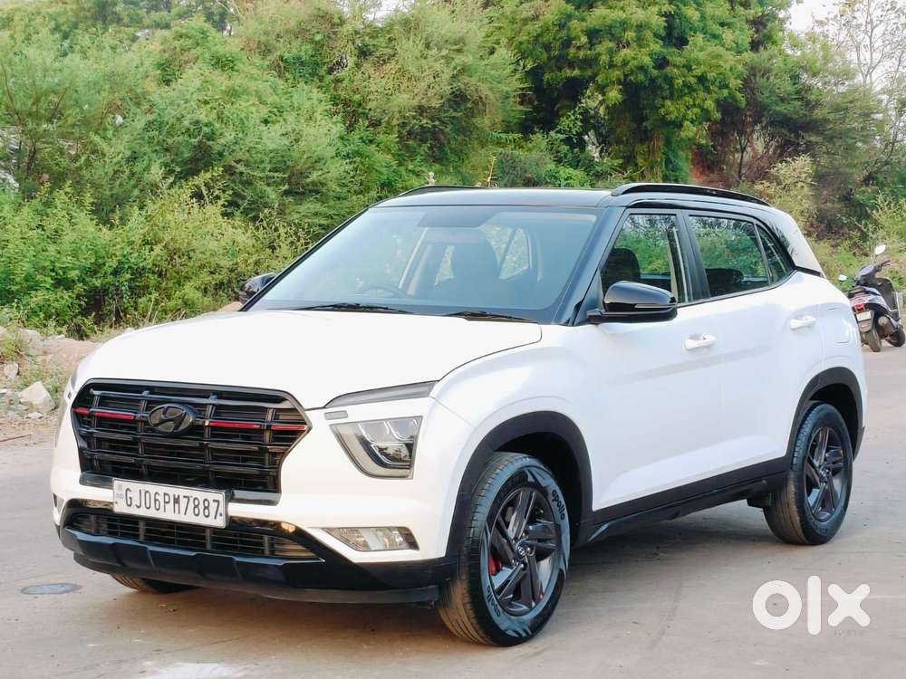Hyundai Creta 1.5 S Plus Knight Petrol Dual Tone, 2023, Petrol