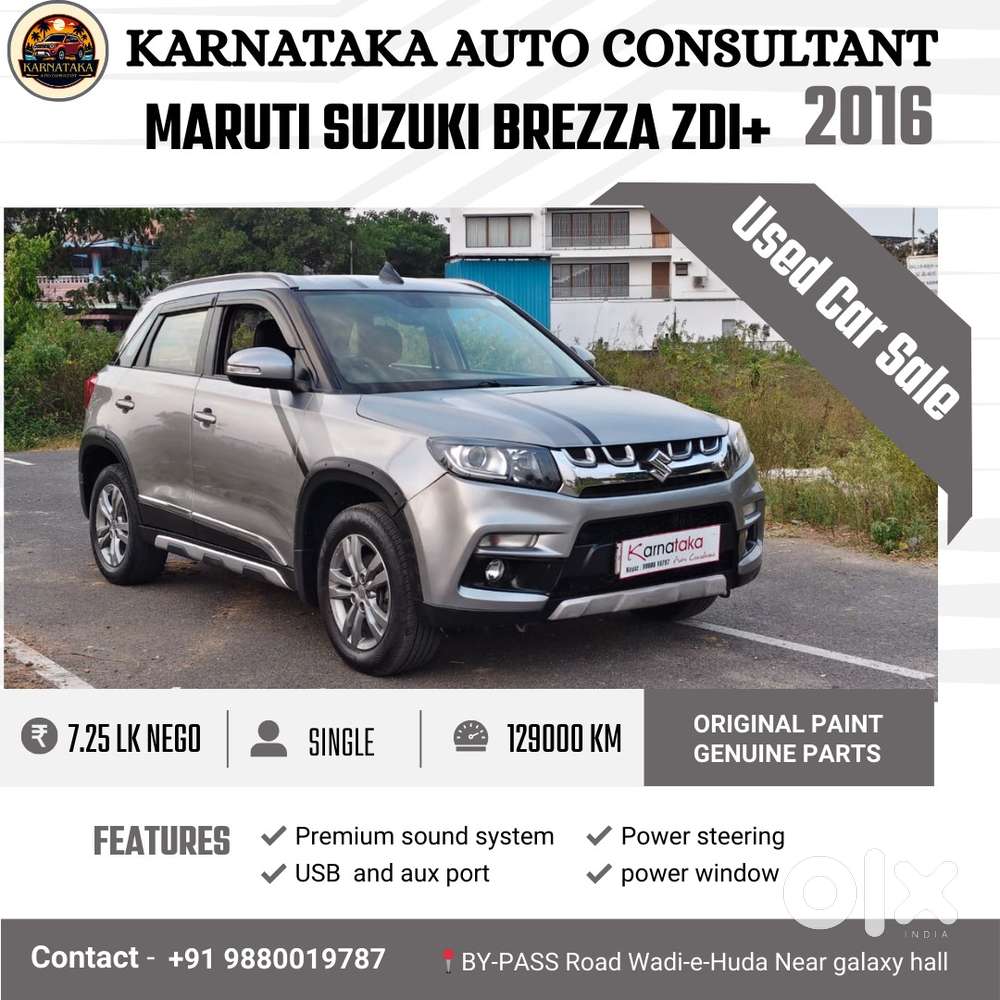 Maruti Suzuki Brezza Zdi Plus, 2016, Diesel