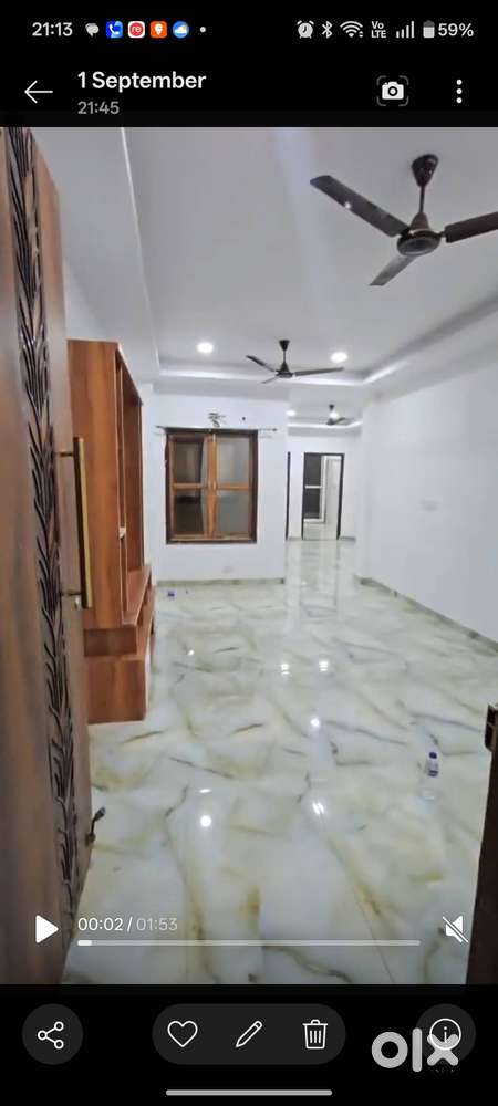 Newly built 3BHK flat in Shyam Nagar