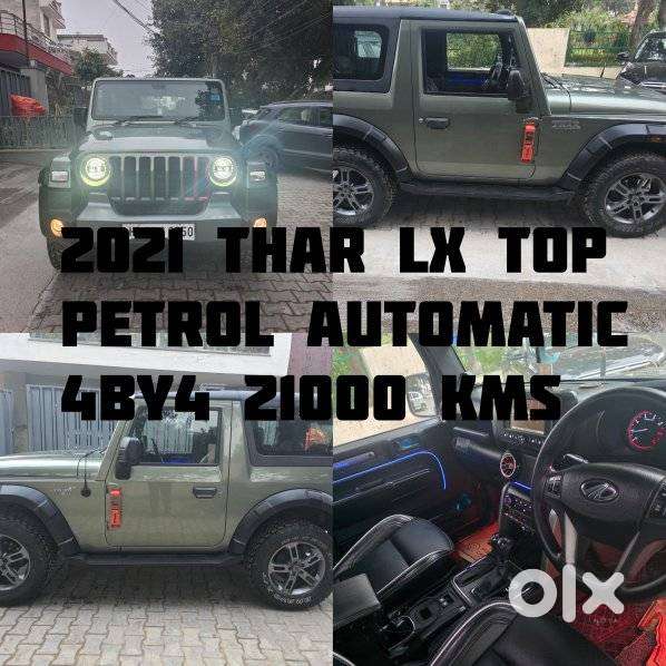 Mahindra Thar Lx P At 4wd 4s Ht, 2021, Petrol