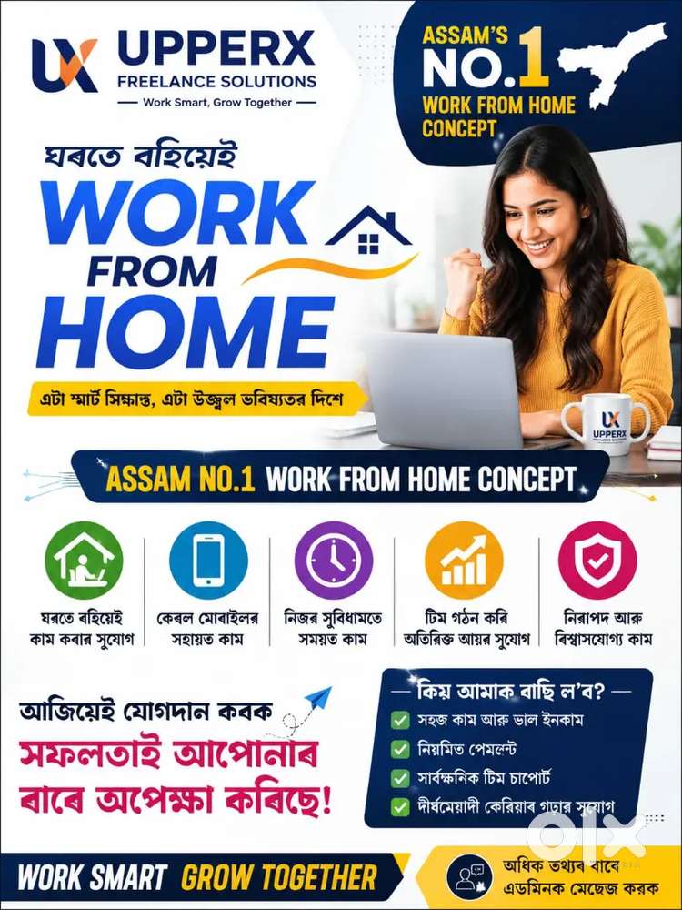 Work from home ( no fees )