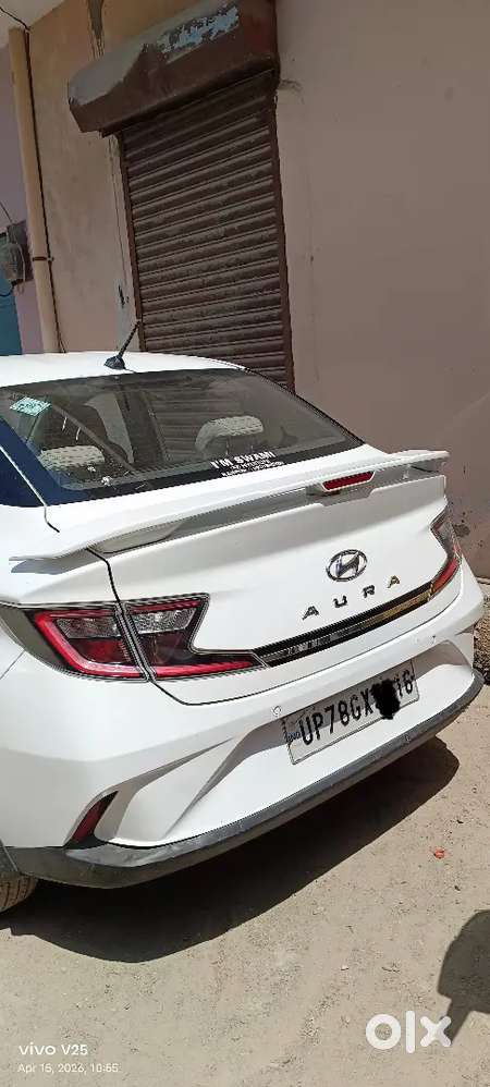 Hyundai Aura Cng+petrol 2021  2nd Owner  Well Maintained