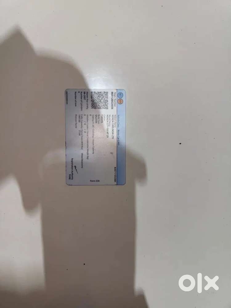 Honda City Zx 2007 Petrol 106800 Km Driven