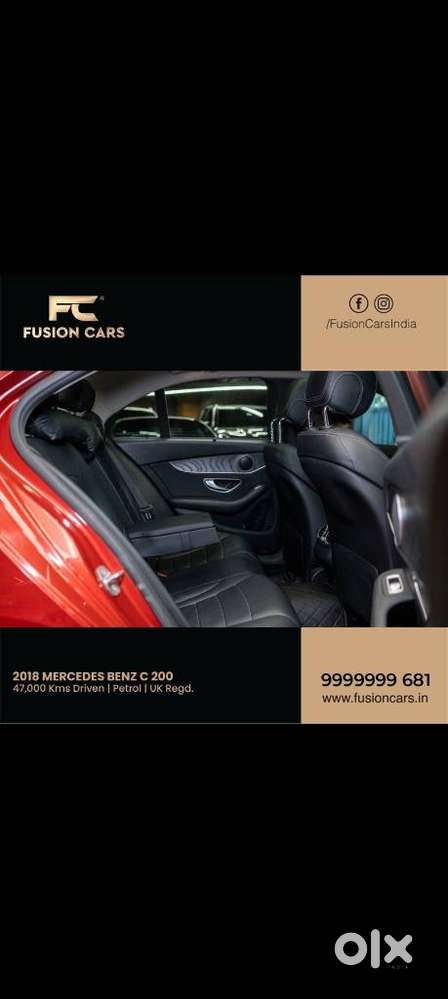 Mercedes-benz C-class C 200, 2018, Petrol