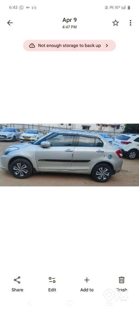 Maruti Suzuki Swift Dzire Vdi (o), 2016, Diesel