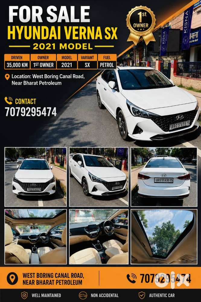 Hyundai Verna Sx Option, 2021, Petrol
