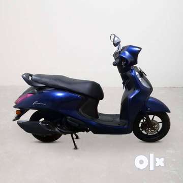 15864 Yamaha Fascino 125 Disc Dark Matte Blue First owner