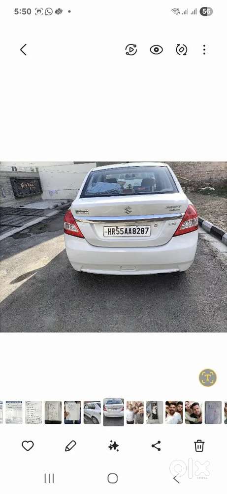 Maruti Suzuki Dzire 2017 Cng Petrol