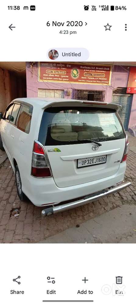 Toyota Innova 2.5 G2 2012 Diesel Manual