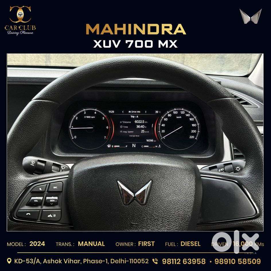 Mahindra Xuv700 Mx Diesel Mt 5 Str (e), 2024, Diesel