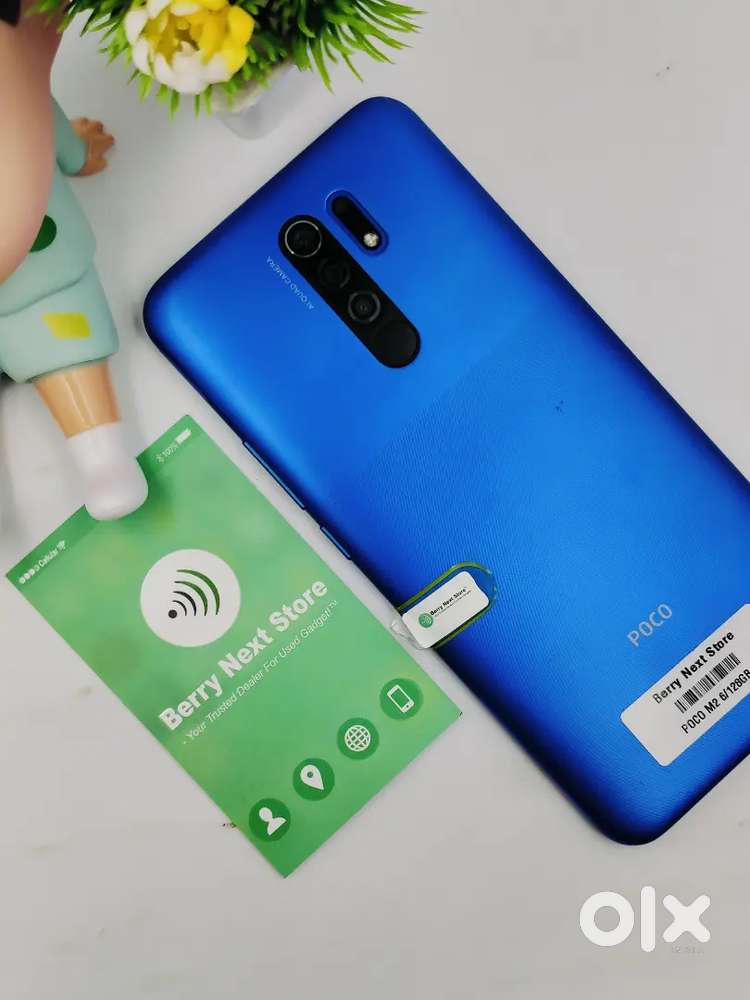 POCO M2 6/128GB STROAGE NICE CONDITION MOBILE WITH BILL AND