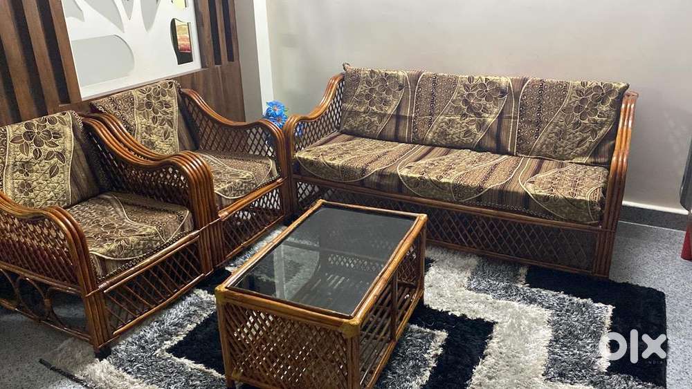 Cane sofa set olx discount