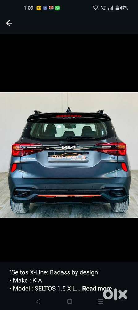 Kia Seltos 1.5 X-line Diesel At, 2022, Diesel
