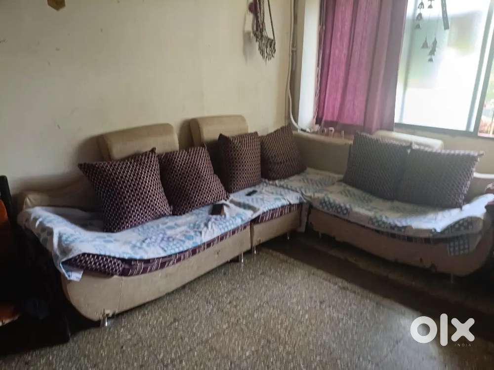 L- shape sofa set