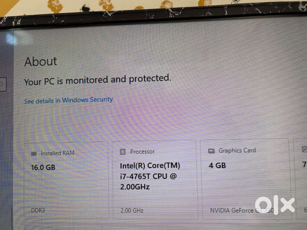 PASS CARD インターネットのパソコン DESKTOP-OPV8HHB Intel(R)i7 4th - Computers & Laptops in undefined
