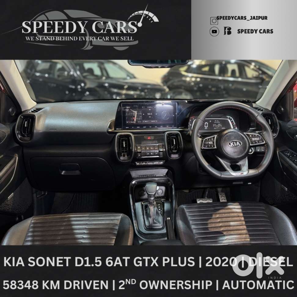 Kia Sonet 1.5 Gtx Plus Diesel At Dt, 2020, Diesel