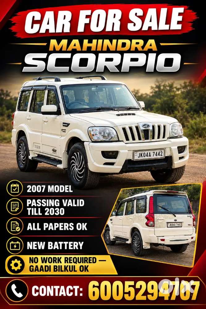 Mahindra Scorpio Diesel 2007 Lx