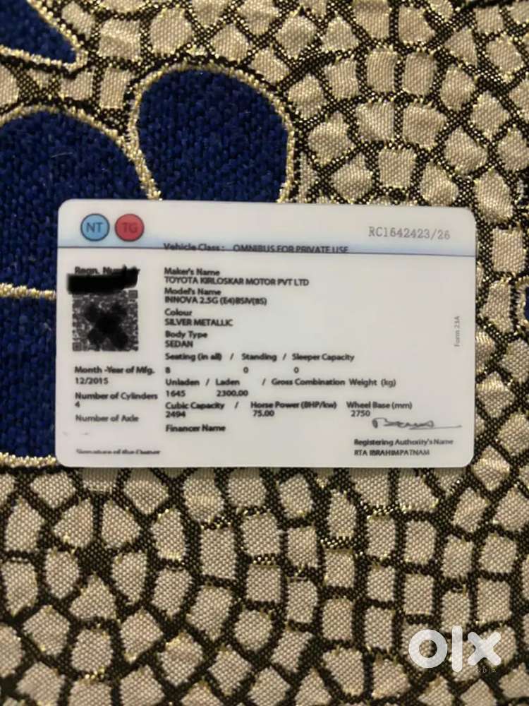 Toyota Innova 2016 Diesel Well Maintained