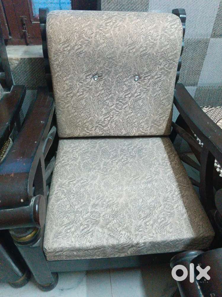 Wooden sofa in nice condition