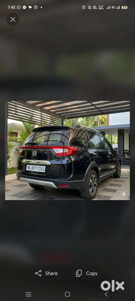 Honda Br-v Cvt Automatic 7 Seater 7.65 Lac Idv