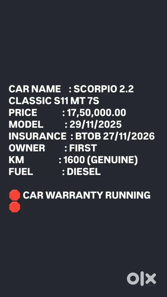 Mahindra Scorpio, 2025, Diesel