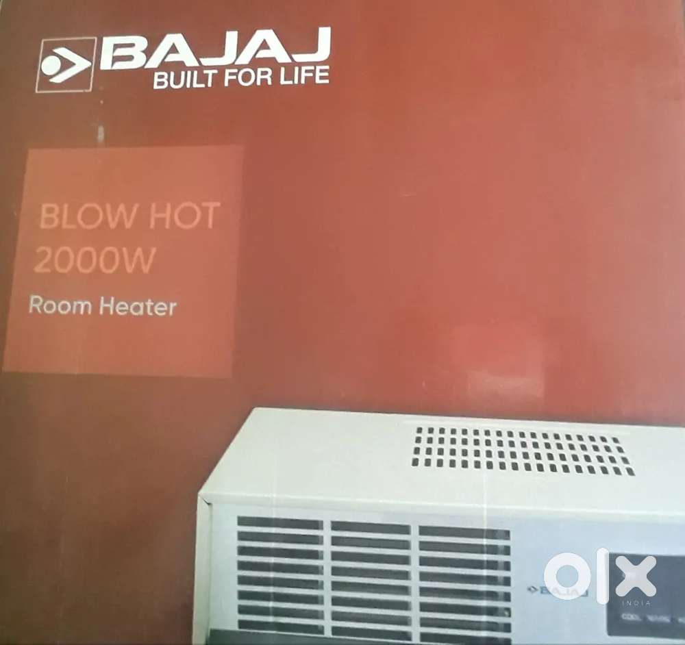 Bajaj Blow Hot 2000W Room Heater Original Box Included