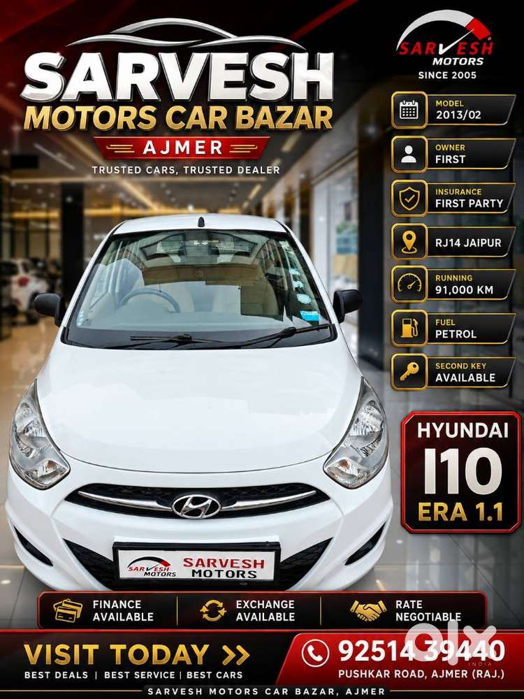 Hyundai I10 Era, 2013, Petrol