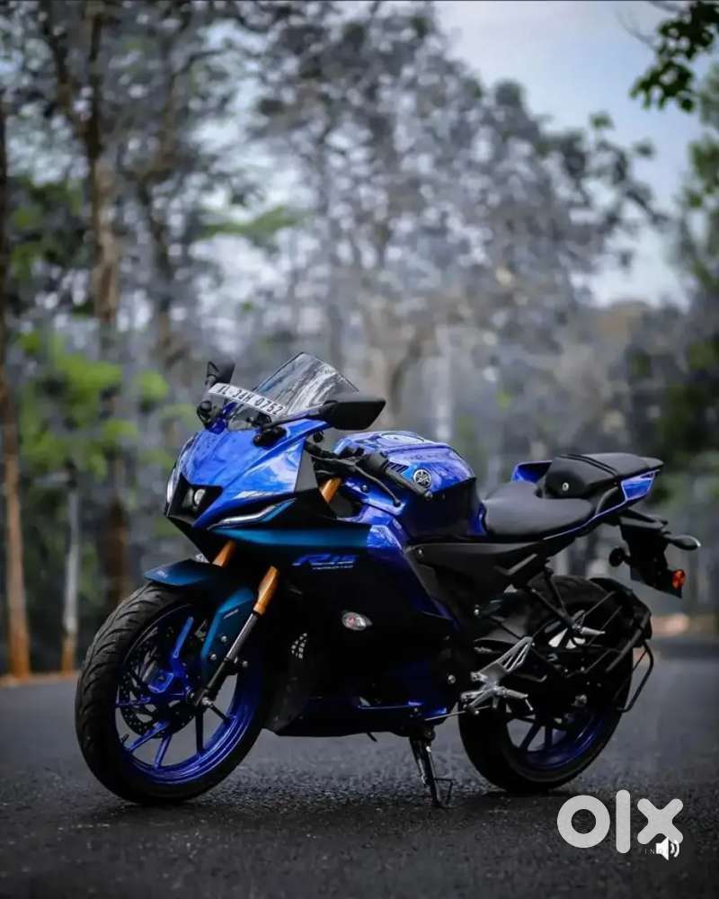 Blue R15 V1 Modified Yamaha R15 Version Purpalis Blue