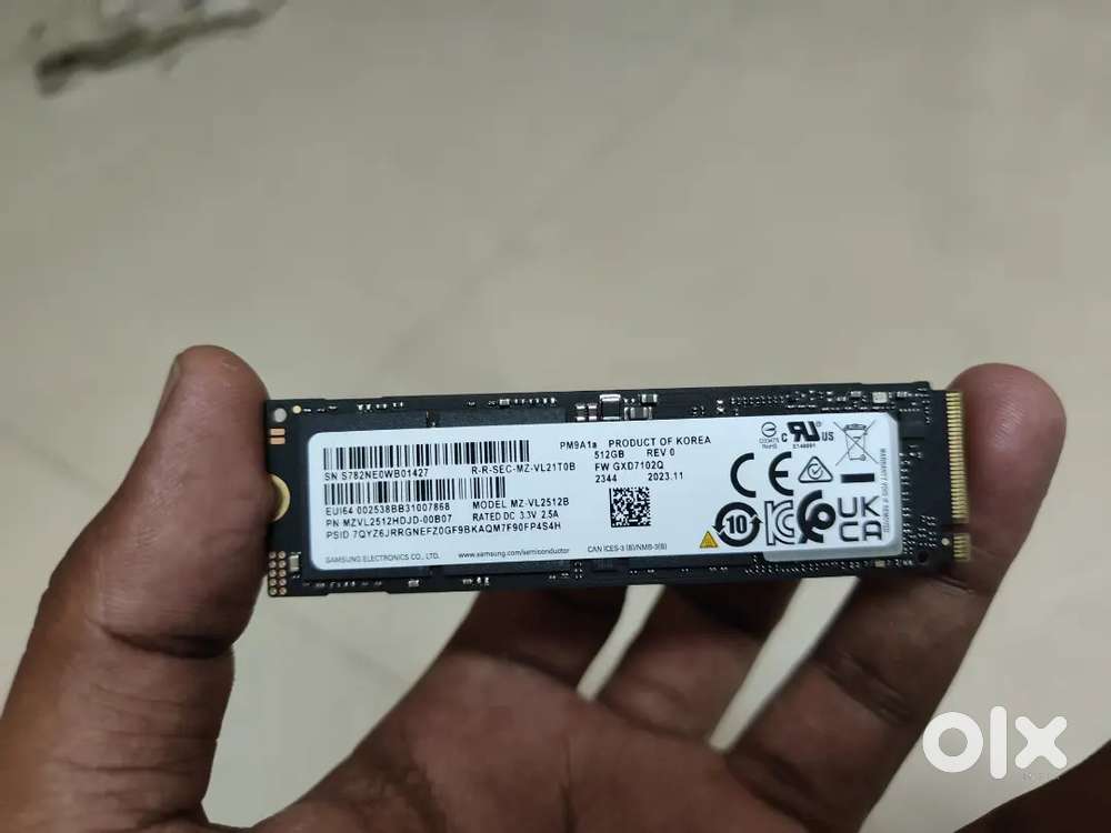 Samsung PM9A1 512GB NVMe M.2 SSD Gen4 – Fast SSD for Laptop