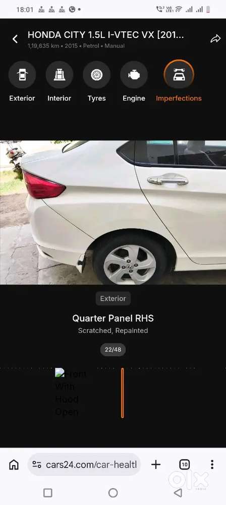 Honda City 2015 Petrol 110000 Km Driven