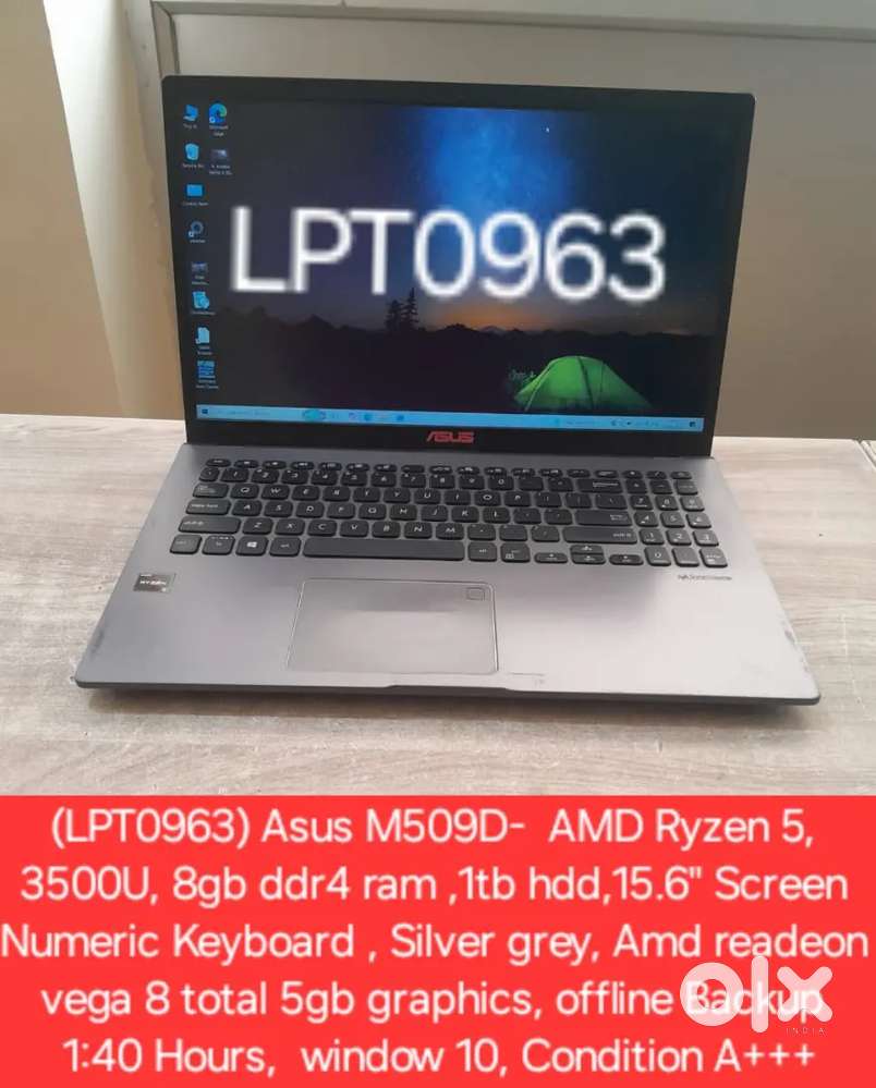 (LPT0963) Asus M509D- used laptop