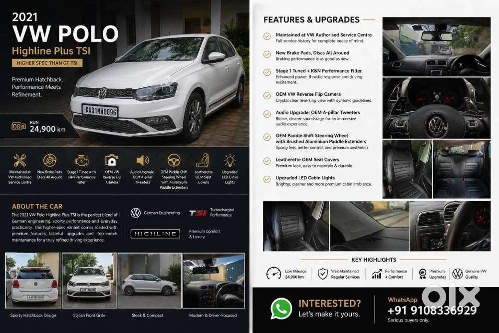 Pristine Wolf-tuned Vw Polo 1.0 Tsi At