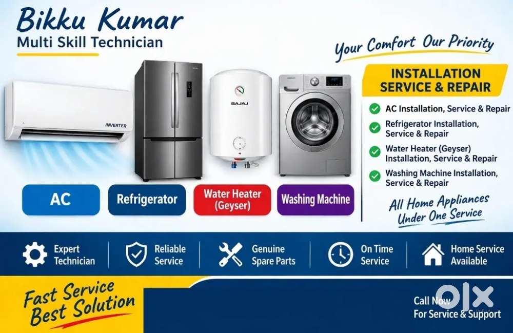 R N. Refrigerator Airconditioner water heater washing machine