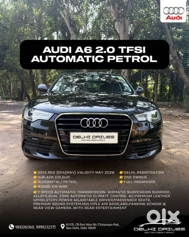 Audi A6 2.0 Tfsi Premium, 2014, Petrol