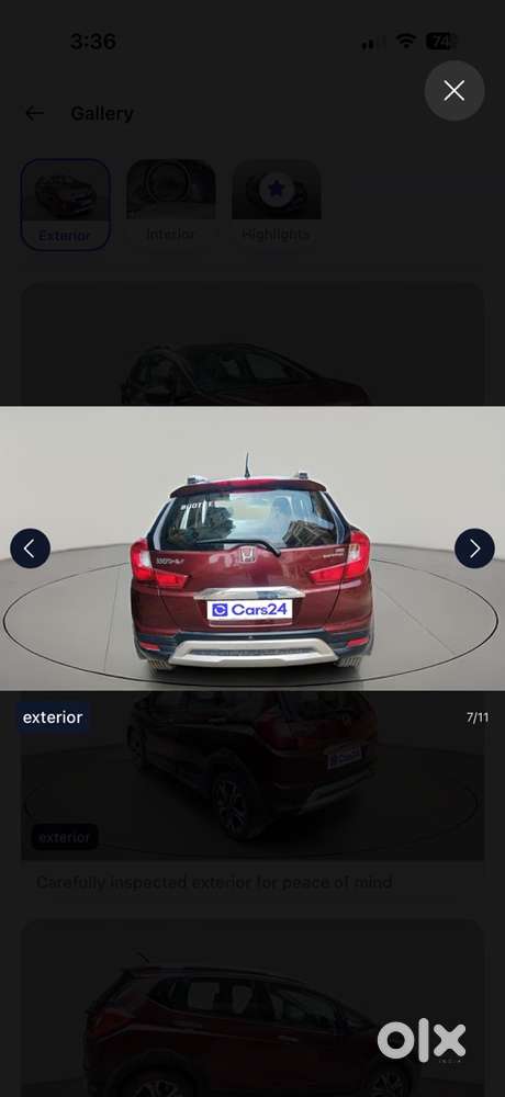 Honda Wr-v Petrol 2017