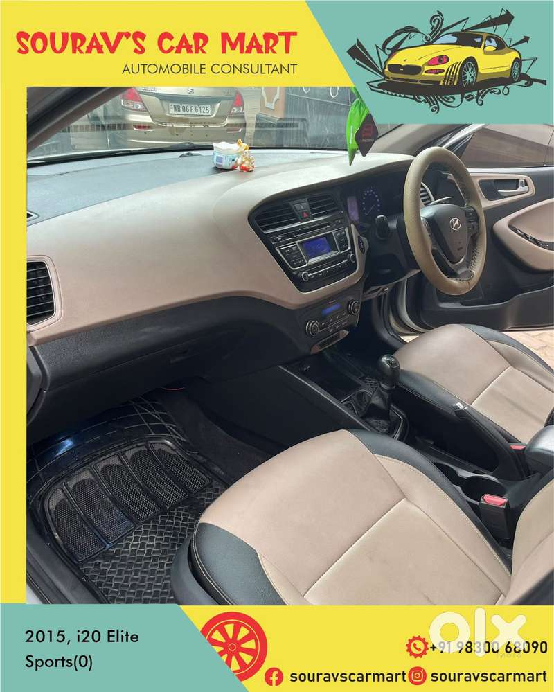 Hyundai I20 Sportz Option 1.2, 2015, Petrol