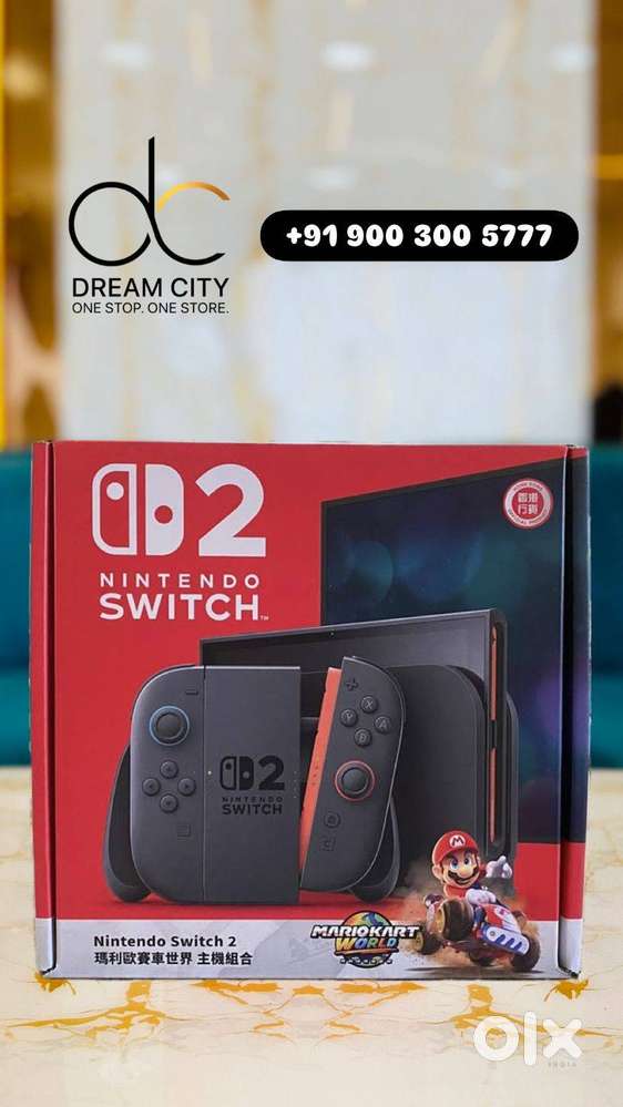 NINTENDO SWITCH WITH MARIO KART GAME BRAND NEW WITH WARRANTY