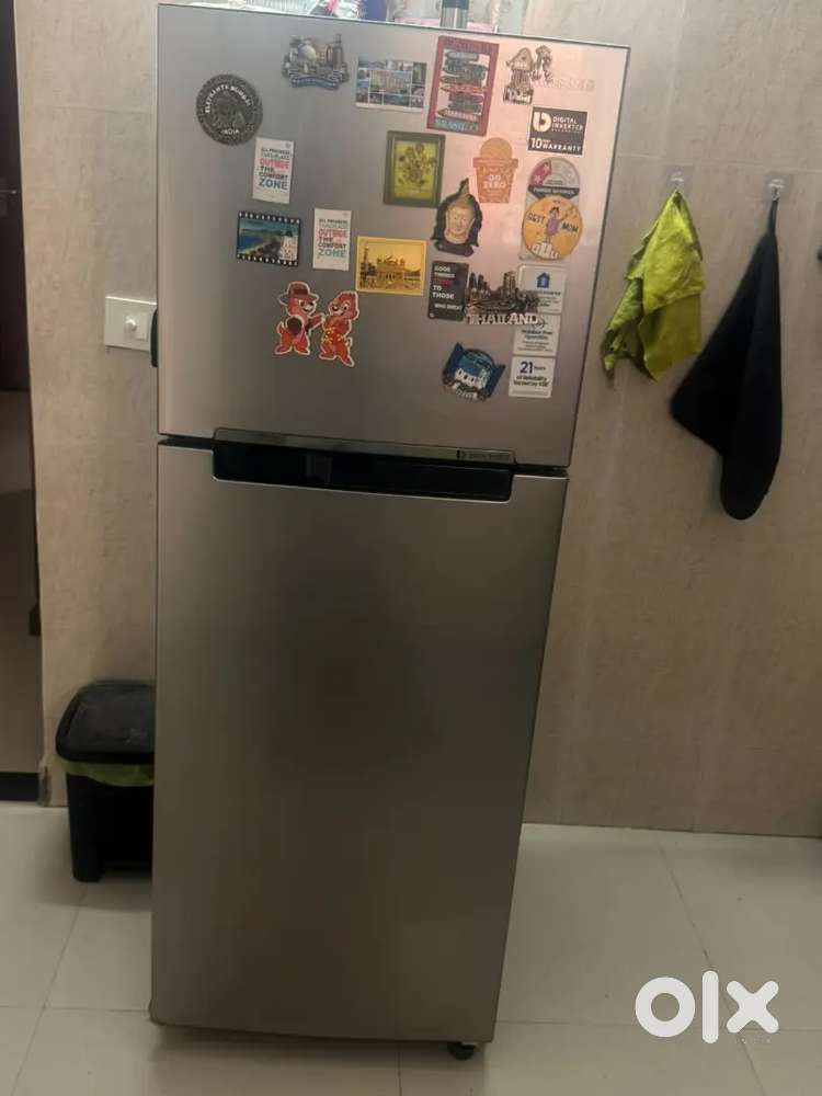 Samsung double door inverter fridge 253l with warranty
