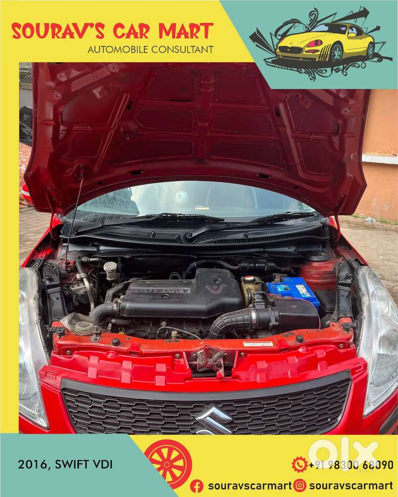 Maruti Suzuki Swift Vdi Bs Iv, 2016, Diesel